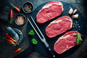 Beef YG Scotch Fillet Grass Fed Free Range 300G x 5 Units = 1.50 kg ( $ 39.80 p/kg)