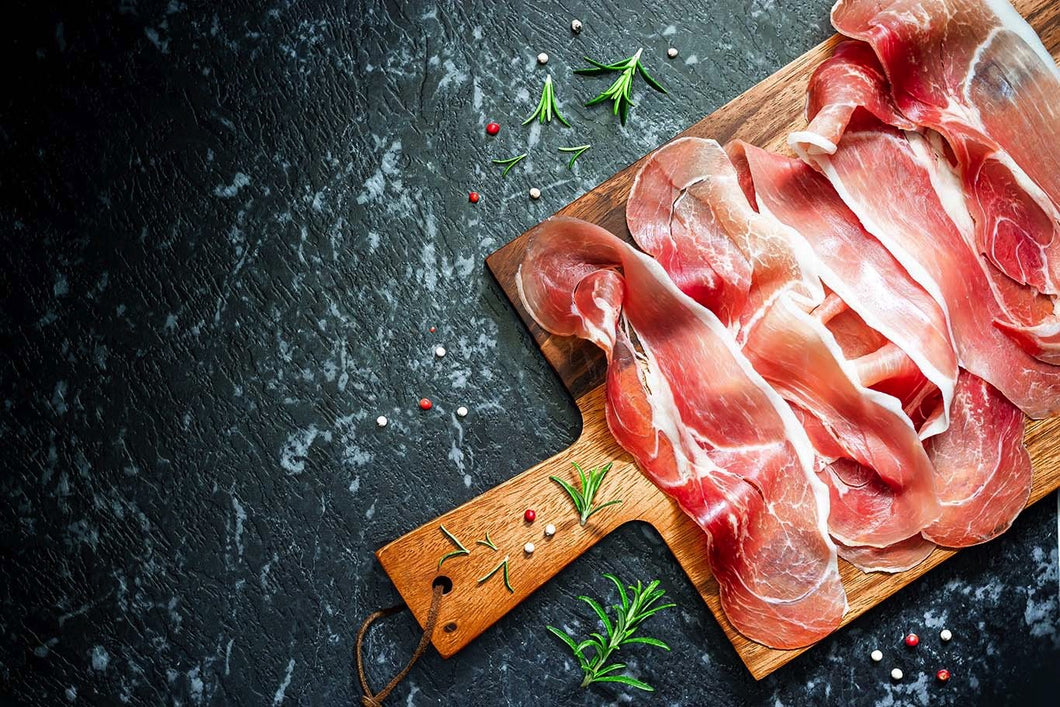 Proscuitto Sliced x 500G packet $48:00/kg